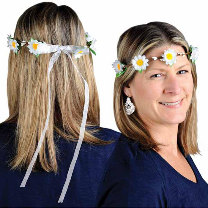 "Colorful Daisy Headband"