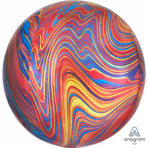 Colorful Marblez Orbz Xl Balloon Pack