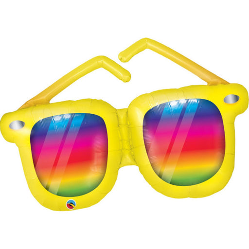 Colorful Rainbow Sunglasses - 42" Shape Pkg