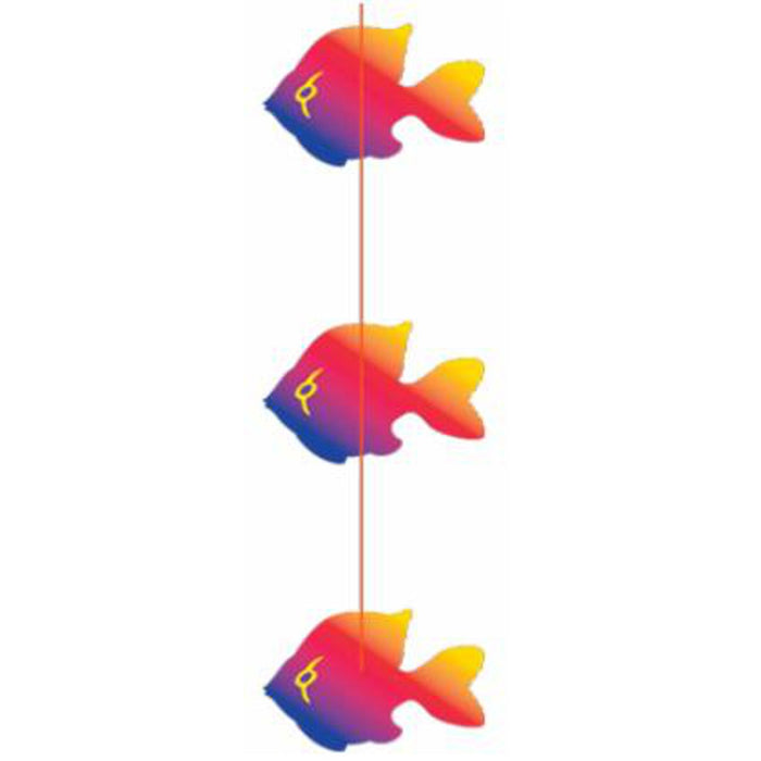 Colorful Tropical Fish Stringer (1/Pkg)