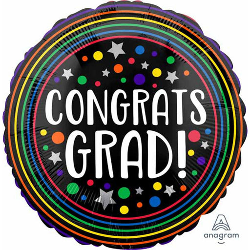 "Congrats Grad Circle Balloon"