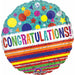 "Congratulations Sparkle Balloon - 18" Foil S55 Pkg"