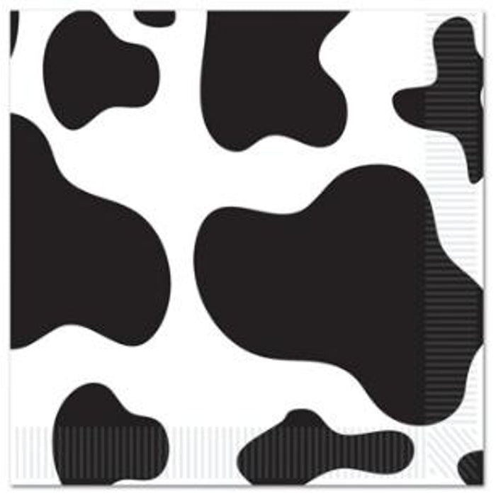 Cow Print Ln Napkins 2Ply - 16/PK