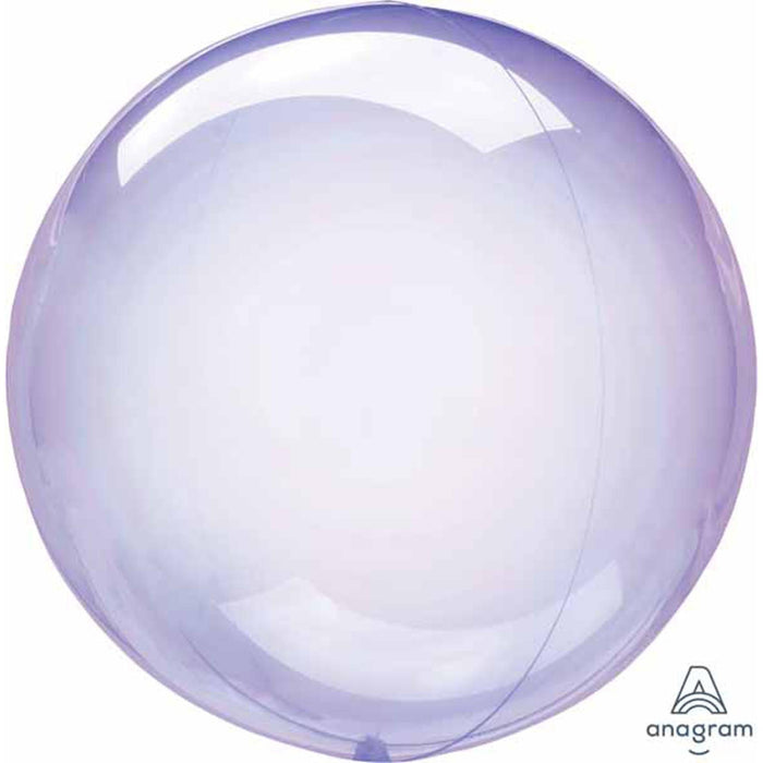 Crystal Clearz Purple Balloons 10-Pack, 18-20 Inches