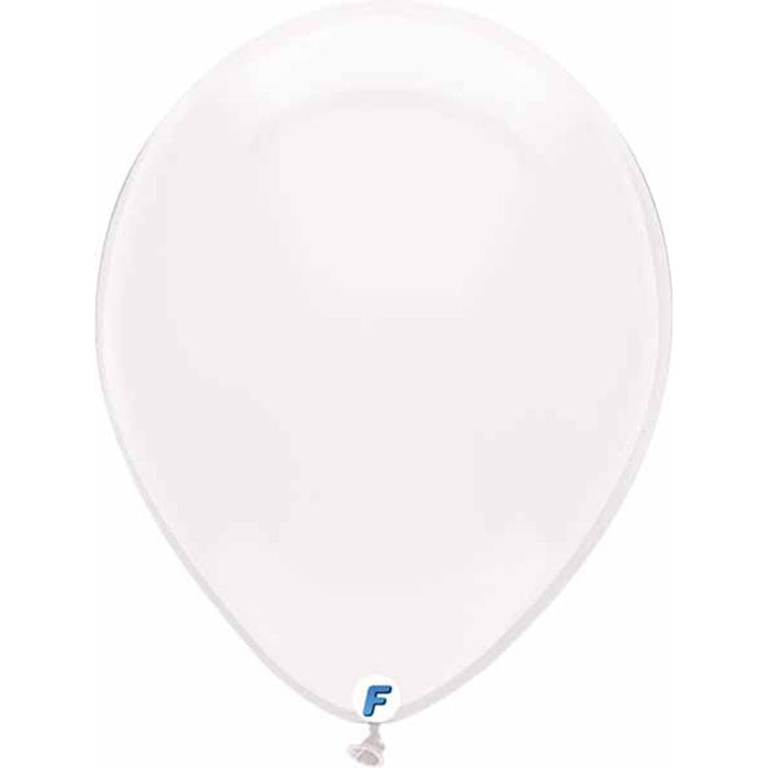 "Crystal Clear Party Balloons - Pack Of 50 (12 Inches)"