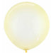 Crystal Pastel Yellow 24" Latex Balloons (10 Pack)