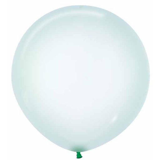 Crystal Pastel Green 24" Latex Balloons (10 Pack)