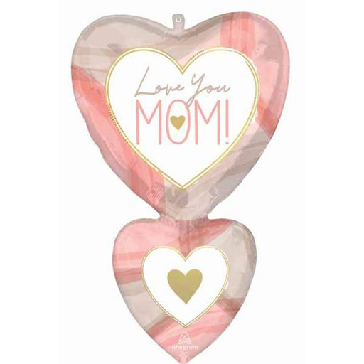 31" Cutout Collage Mom Hearts Balloon