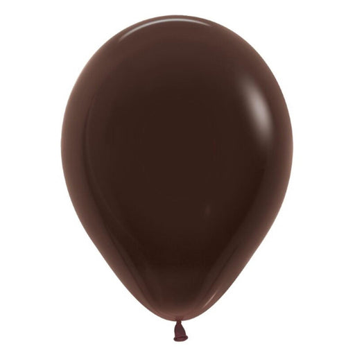 "Deluxe Chocolate Latex Balloons - 100 Count, 11 Inch"