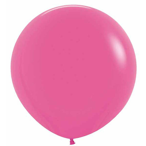 Deluxe Fuchsia 24" Latex Balloons (10 Pack)