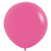 Deluxe Fuchsia 24" Latex Balloons (10 Pack)