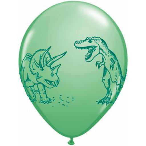 Dinosaurs In Action 11" Balloons - Festive 50 Pack