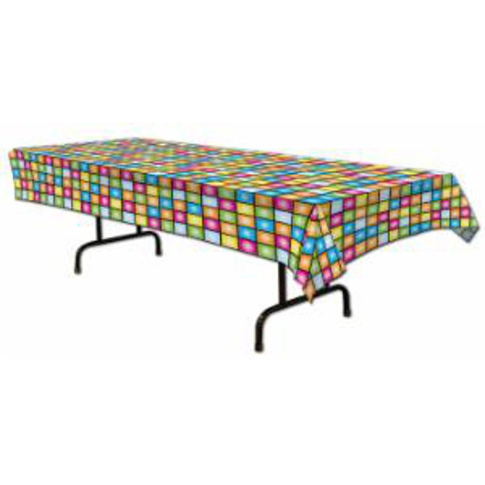 Disco Ball Table Cover - 54"X108" Plastic