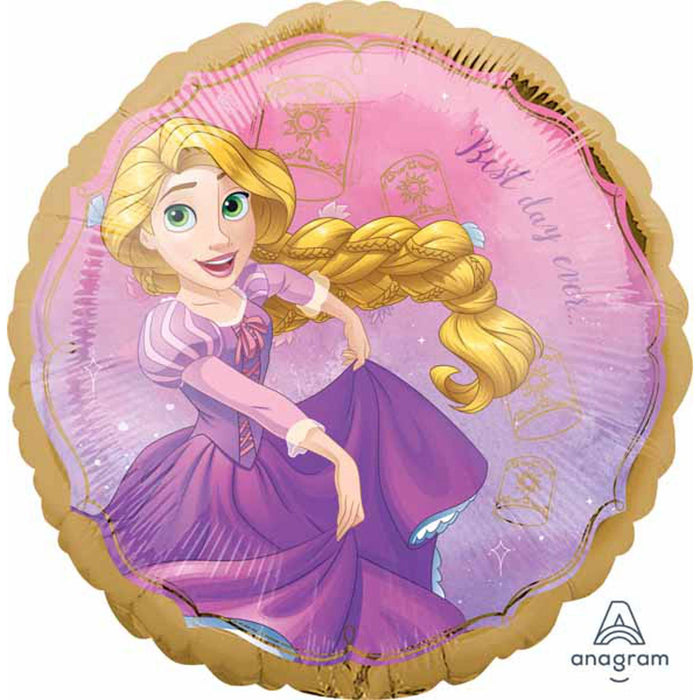 Disney Rapunzel Storybook Pillow And Satin Pillowcase Set - 18" Round