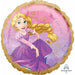 Disney Rapunzel Storybook Pillow And Satin Pillowcase Set - 18" Round