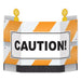 Construction Barricade Stand-Up: Fun Party Prop for Construction-Themed Events