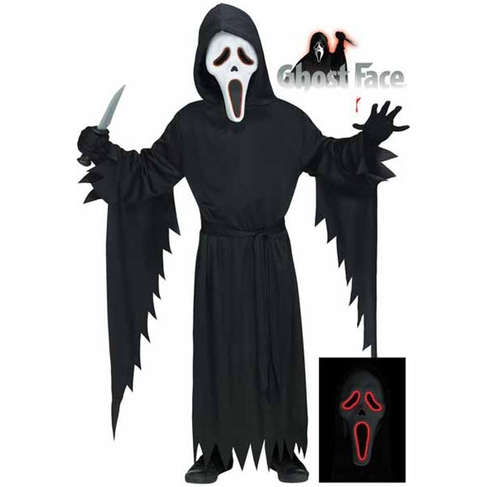 E.L. Ghost Face Child Costume - Size 8-10 (1/PK)