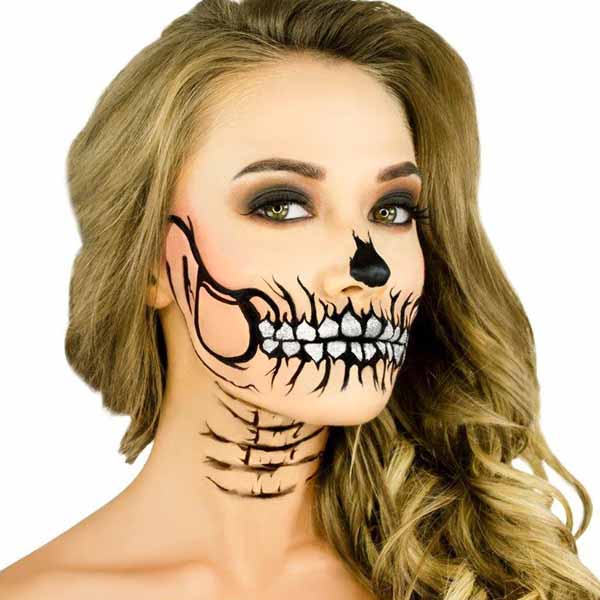 Woochie Glitter Skull Stencil and Makeup Kit