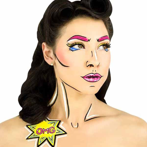 Woochie Pop Rock Water Activated Makeup Stencil Kit