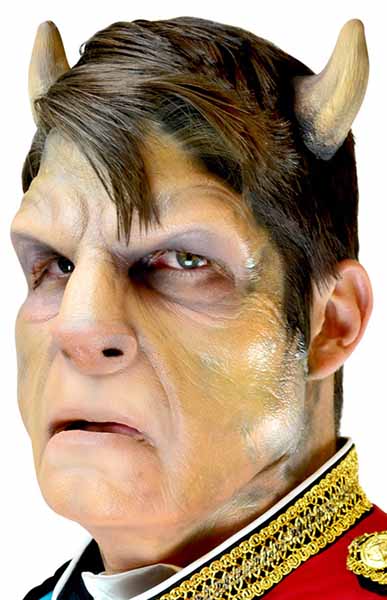 Woochie Beastly Horns Latex Prosthetic Pair