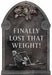 Finally Lost Weight Comedy Tombstone Halloween Prop