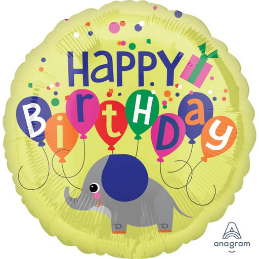 Elephant Birthday Balloon Package - 40 Assorted 18" Round Balloons