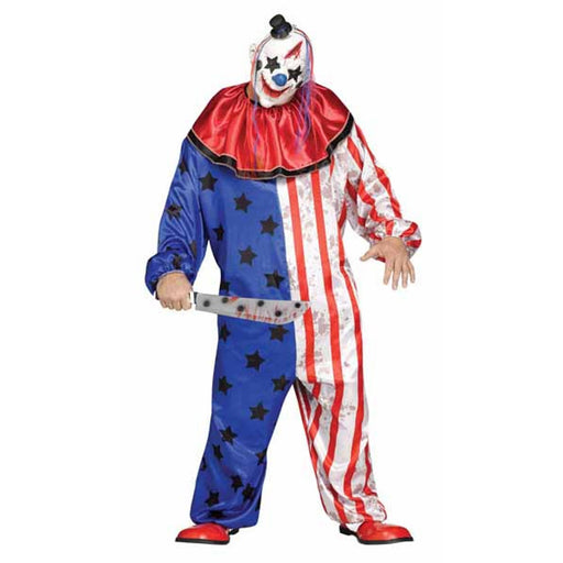 "Evil Clown Costume - One Size 6'2"/300Lbs"
