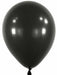 Anagram Jet Black 11 Inch Latex Balloons, 100 Count