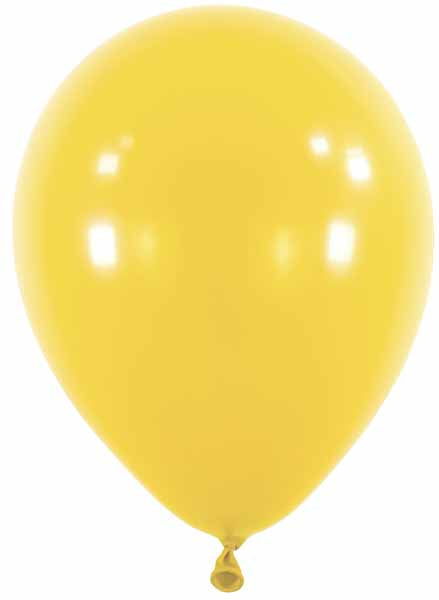 Mustard Yellow 11 Inch Latex Balloons, 100 Count