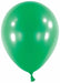 Metallic Festive Green 11-Inch Latex Balloons, 100 Count