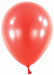 Apple Red Metallic 11 Inch Latex Balloons, 100 Count