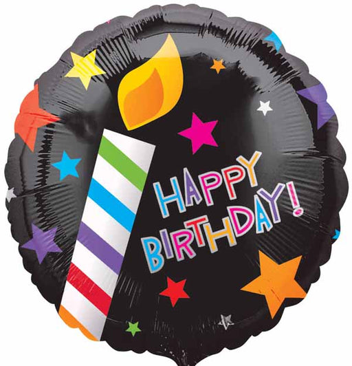 Birthday Candles 18-Inch Foil Balloon
