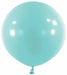 Anagram Caribbean Blue 24-Inch Latex Balloons, 4 Count