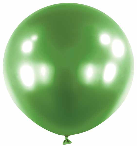 Anagram Luxe Emerald 24 Inch Latex Balloons, 4 Count