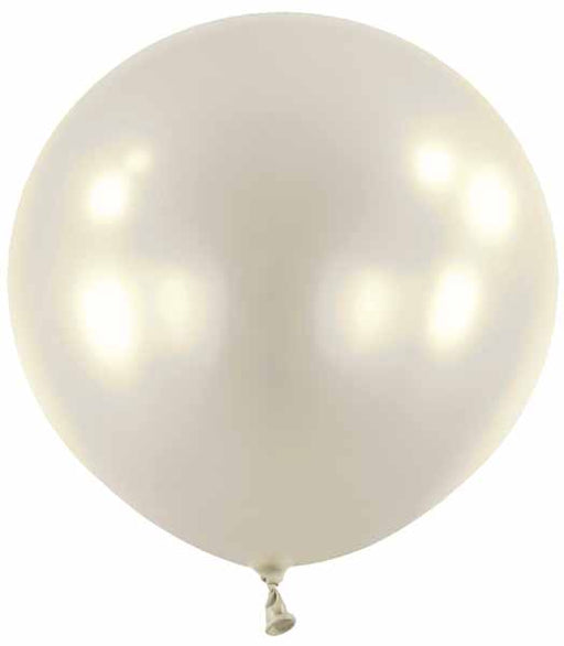 Anagram Metallic Silver 24-Inch Latex Balloons, 4 Pack