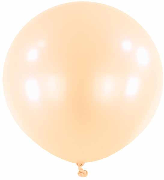 Anagram Peach 24 Inch Latex Balloons, 4 Count