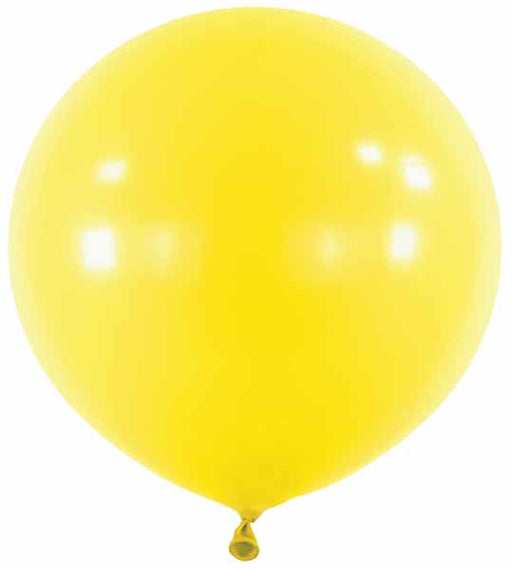Anagram 24-Inch Sunshine Yellow Latex Balloons, 4 Count