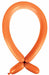 Anagram Orange Peel 260 Latex Twisting Balloons, 100 Count