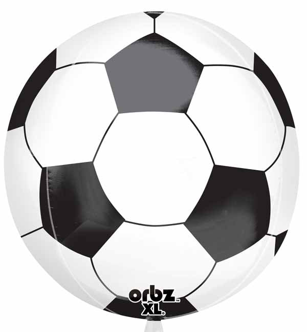 16-Inch Soccer Ball Orbz XL Foil Balloon