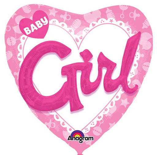Celebrate Baby Girl 36-Inch Multi-Balloon Foil Balloon