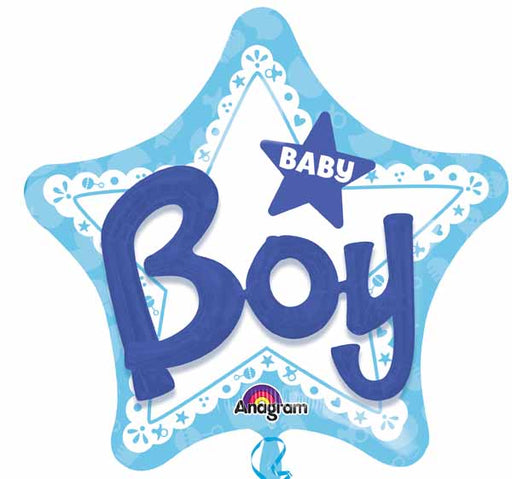 Celebrate Baby Boy 32-Inch Multi-Balloon Foil Balloon