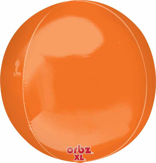 Orange Orbz XL Foil Balloon, 16 Inch
