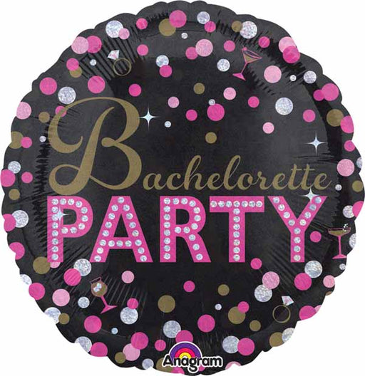 28-Inch Bachelorette Party Jumbo Holographic Foil Balloon