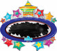 Bright Star Marquee Write-On Foil Balloon, 31 Inch