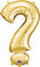 Gold Question Mark 34-Inch Foil Balloon