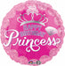 PRINCESS CROWN & GEM HBD 18" RND S40 PKG