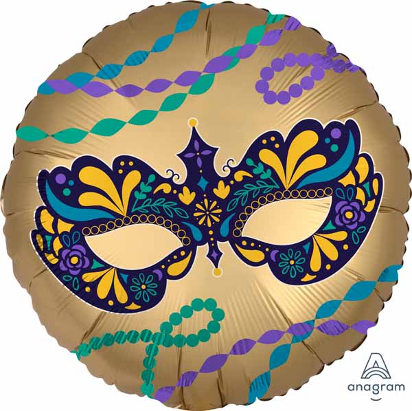 Night in Disguise 18-Inch Round Foil Balloon