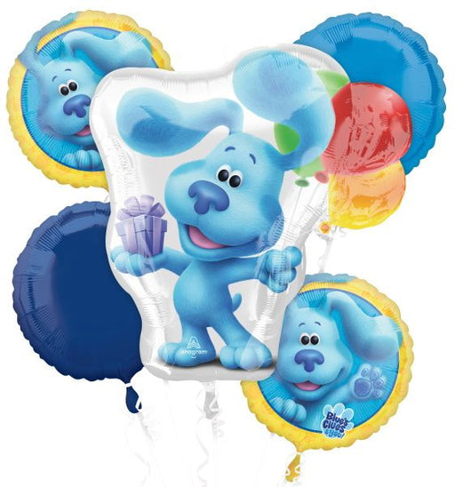 Blue's Clues Foil Balloon Bouquet, 5 Piece