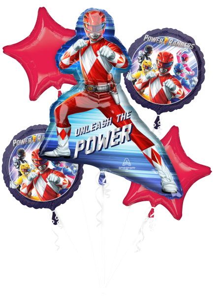 Power Rangers Classic Foil Balloon Bouquet