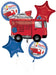 First Responders Happy Birthday Foil Balloon Bouquet